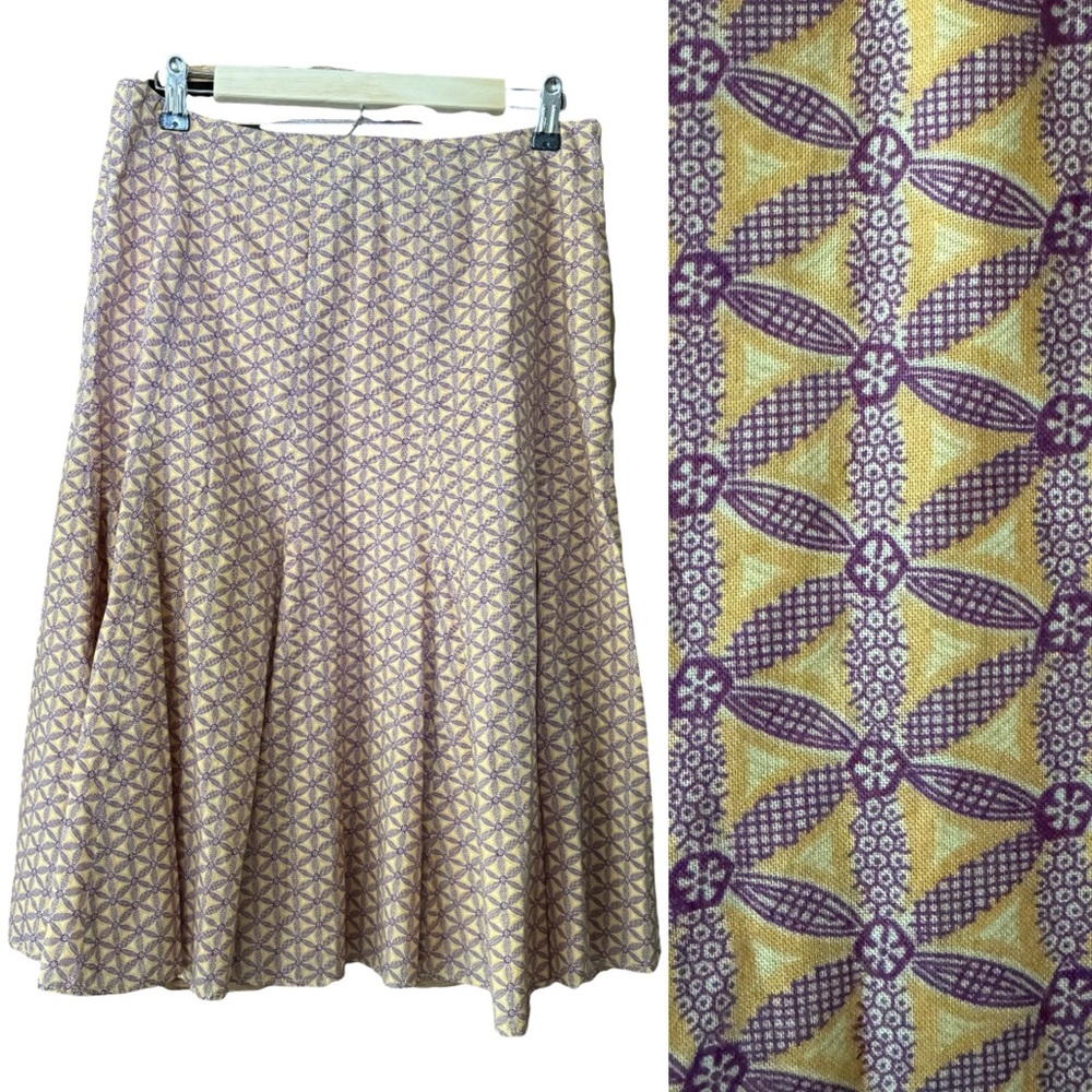 Vintage GAP Cotton Flare Skirt - Size 10